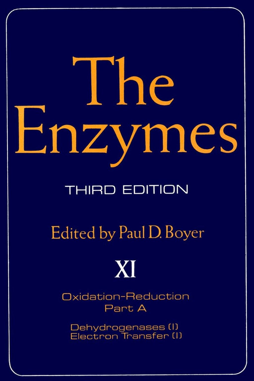 The Enzymes 3rd Edition