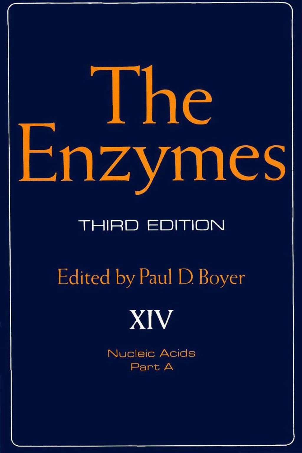The Enzymes 3rd Edition