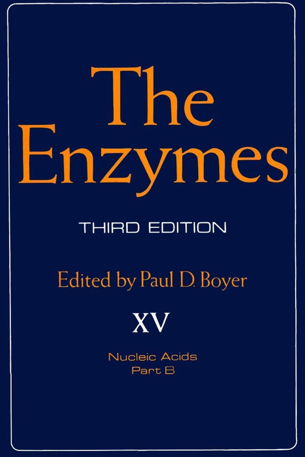 The Enzymes 3rd Edition