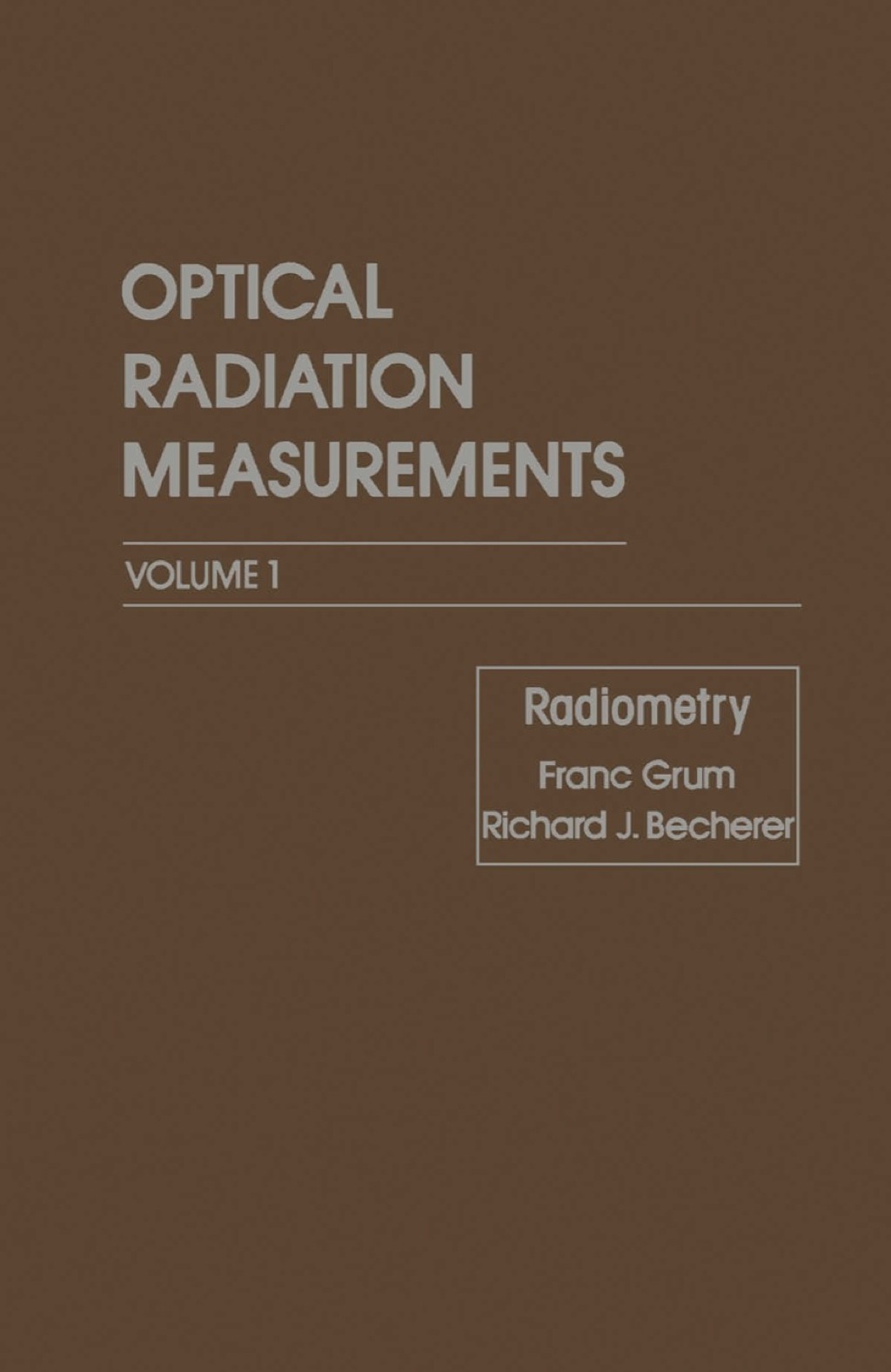 Radiometry