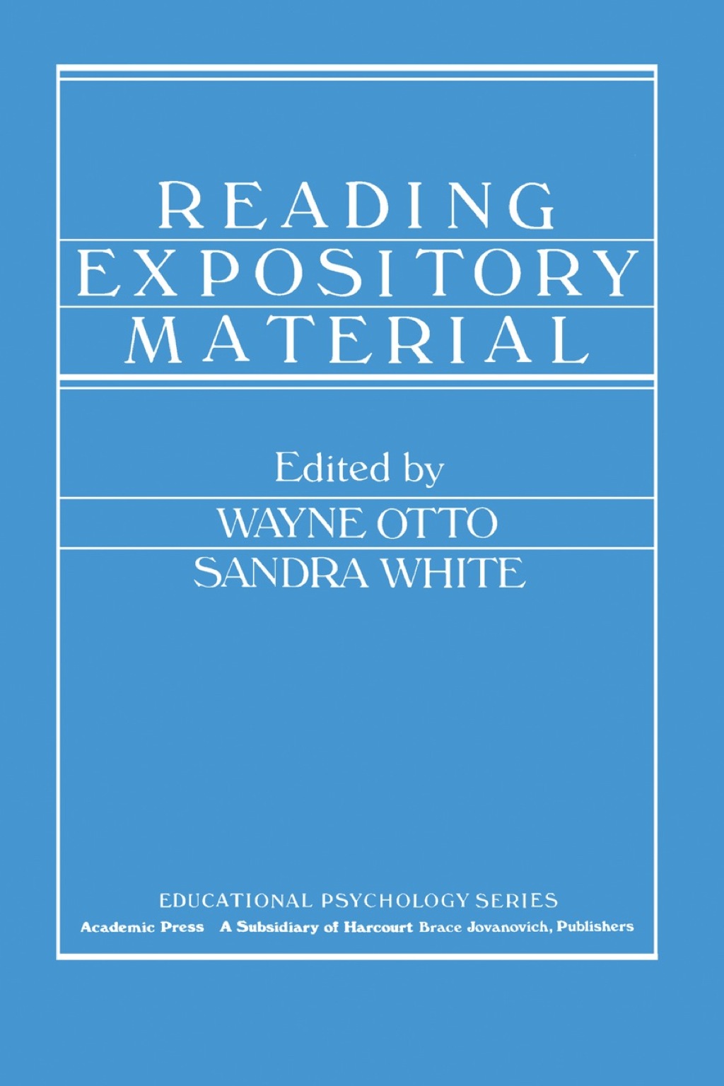 Reading Expository Material 1st Edition