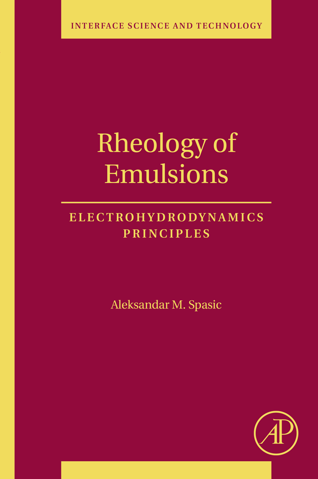 Rheology of Emulsions Electrohydrodynamics Principles