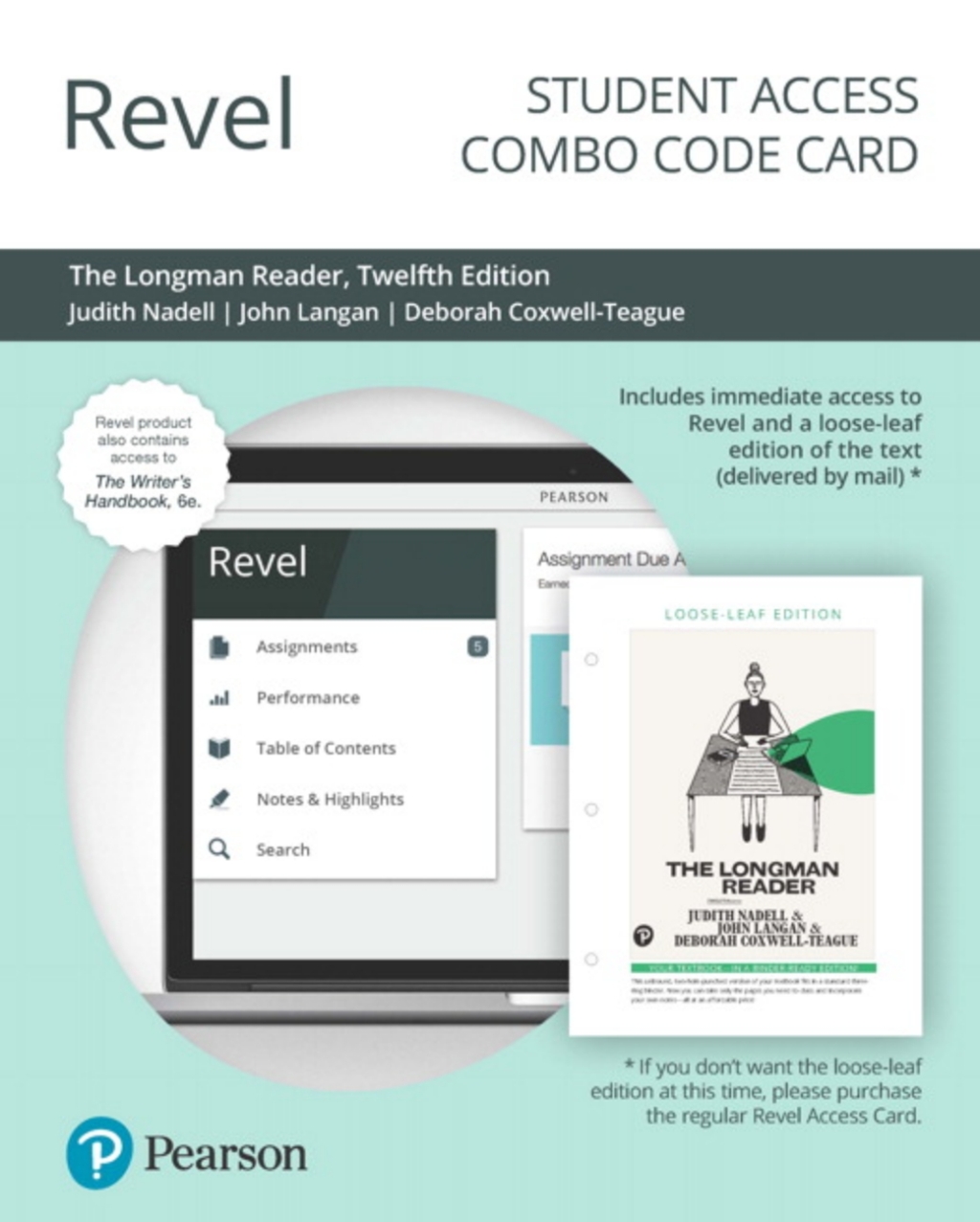 Revel + Print Combo Access Code for The Longman Reader + Writer's Handbook, 12th Edition