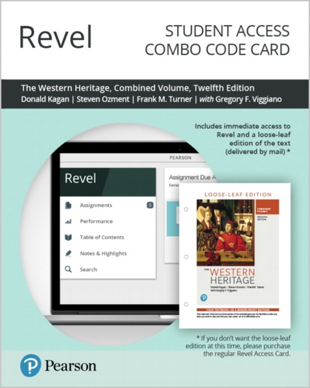 Revel + Print Combo Access Code for The Western Heritage, Combined Volume 12th Edition
