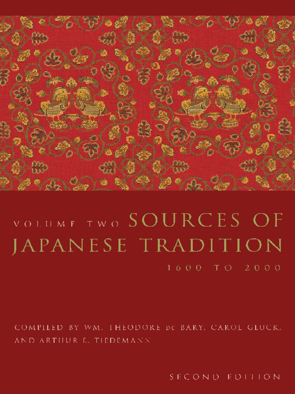 Sources of Japanese Tradition 1600 to 2000 2nd Edition