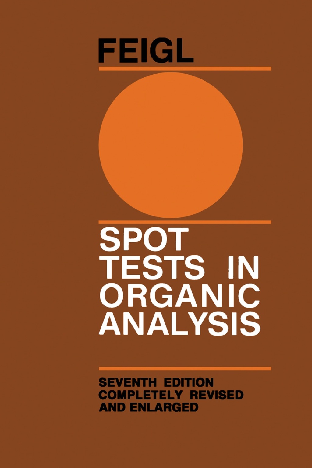 Spot Tests in Organic Analysis 7th Edition