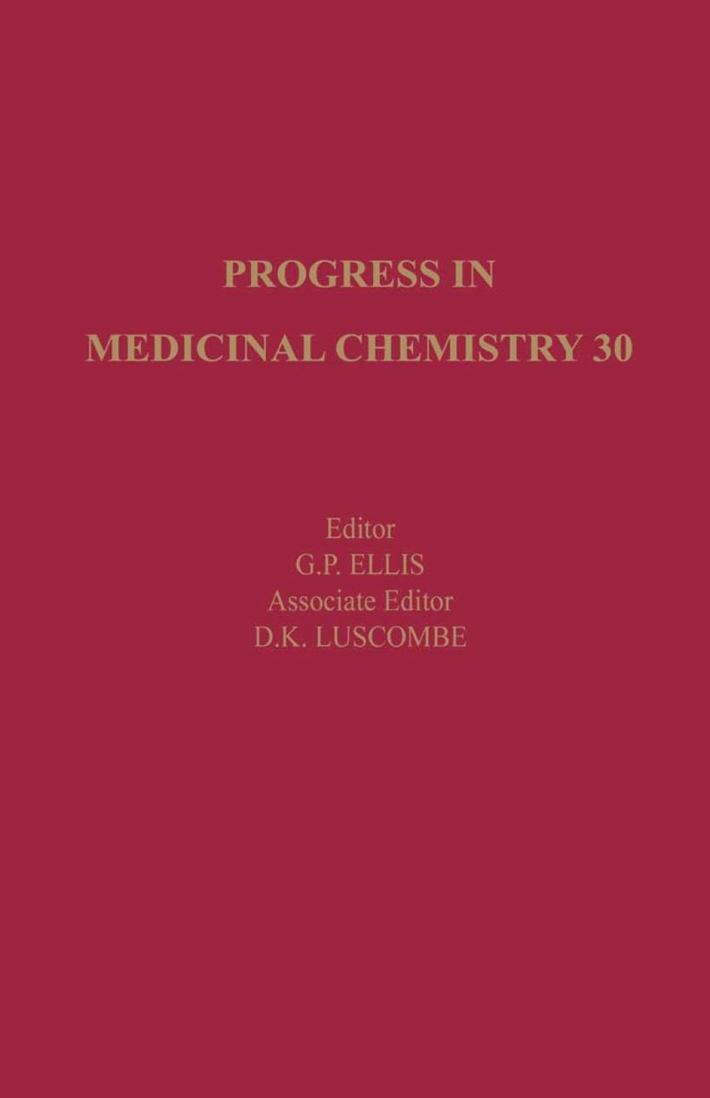PROGRESS IN MEDICINAL CHEMISTRY