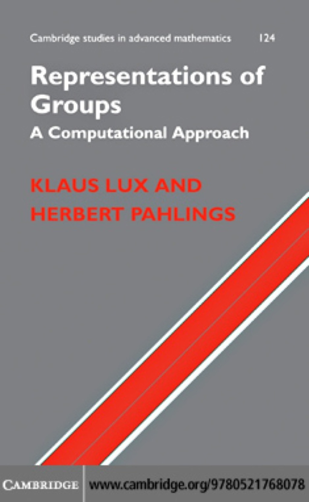 Representations of Groups A Computational Approach 1st Edition