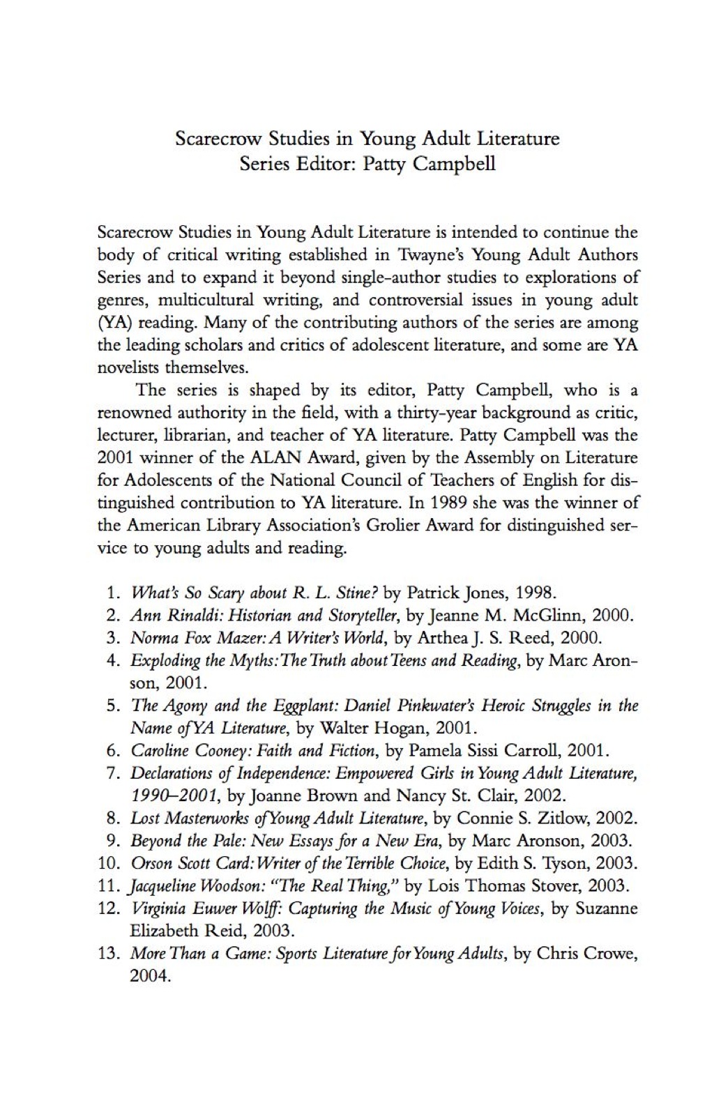 Mixed Heritage in Young Adult Literature 32nd Edition