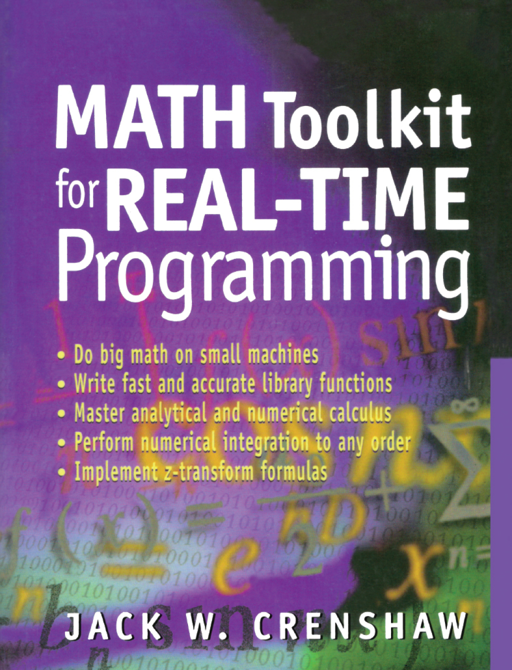 Math Toolkit for Real-Time Programming 1st Edition