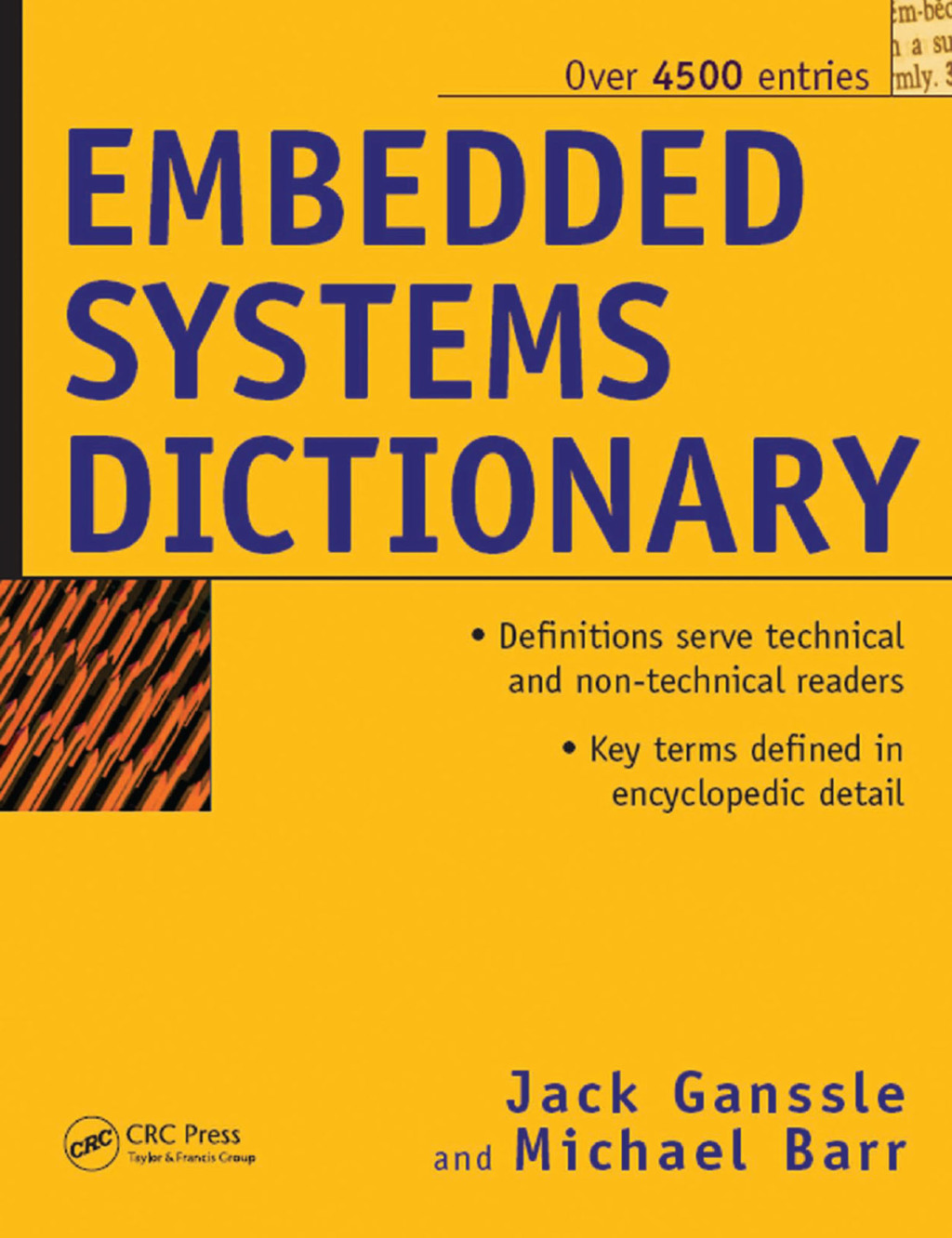 Embedded Systems Dictionary 1st Edition