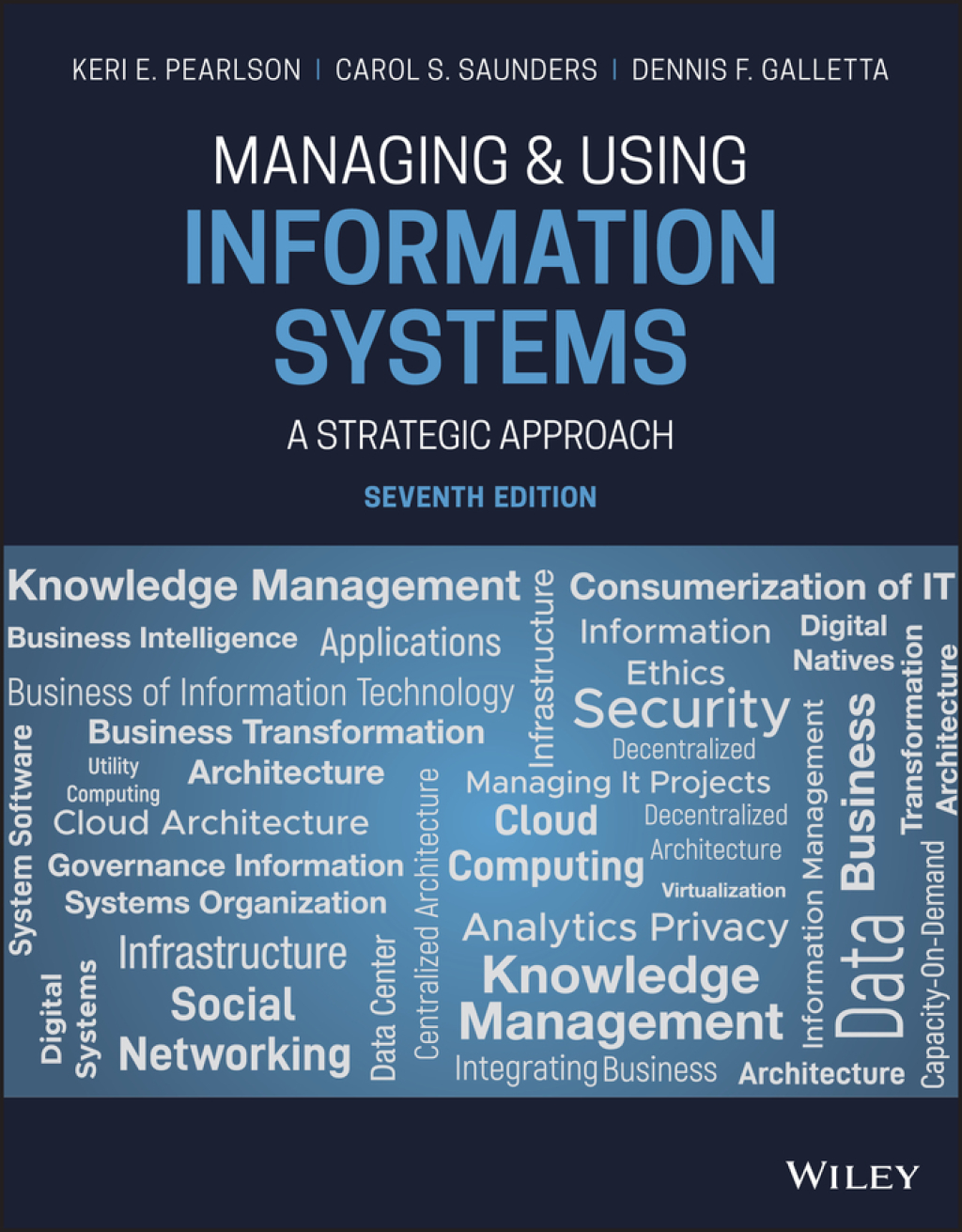 Managing and Using Information Systems: A Strategic Approach 7th Edition
Newer Edition Available