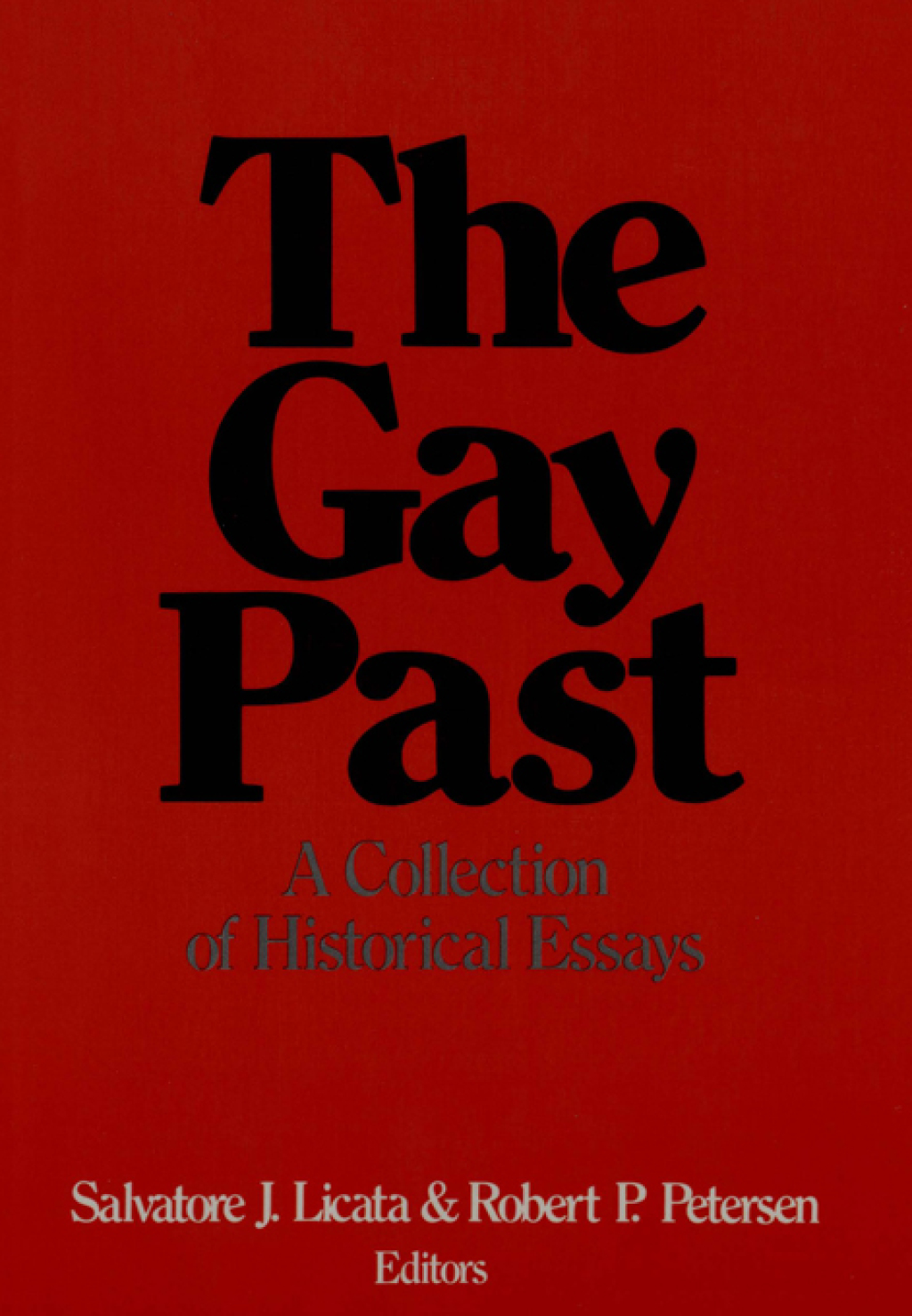 The Gay Past A Collection of Historical Essays 1st Edition