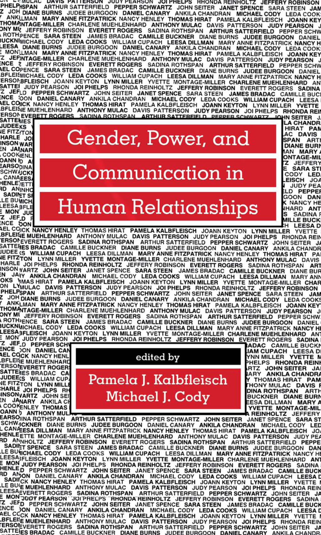 Gender, Power, and Communication in Human Relationships 1st Edition