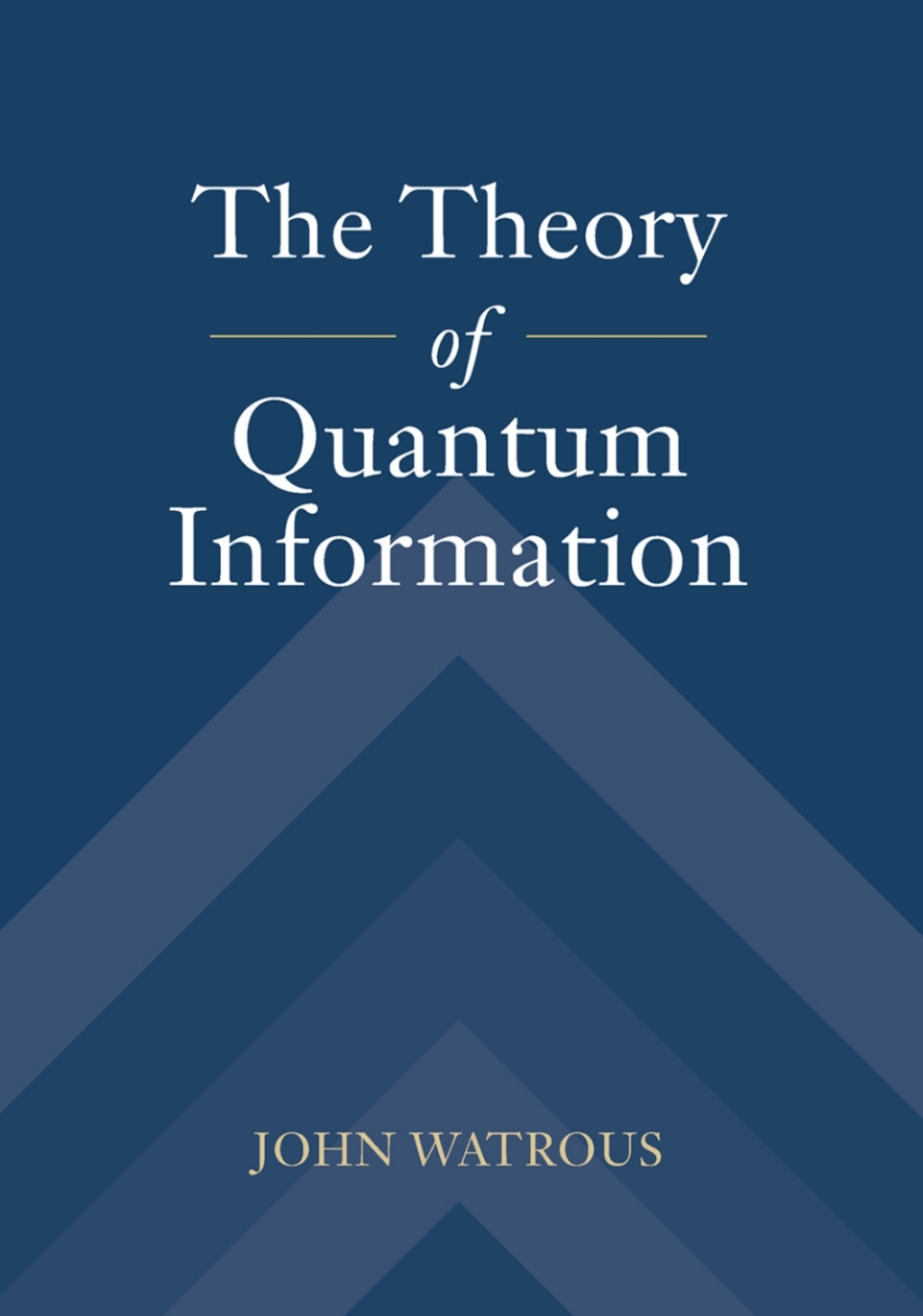 The Theory of Quantum Information
