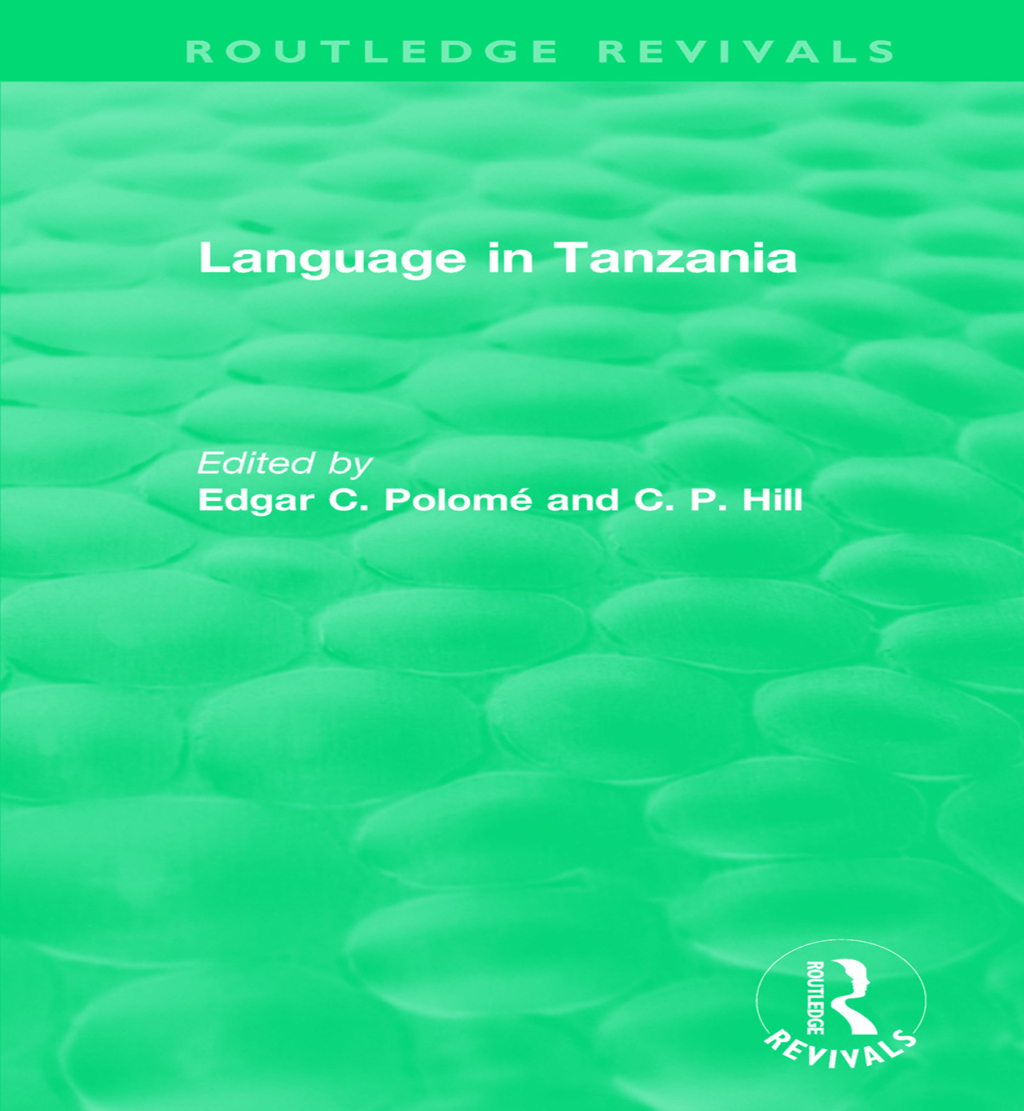Routledge Revivals: Language in Tanzania (1980) 1st Edition
