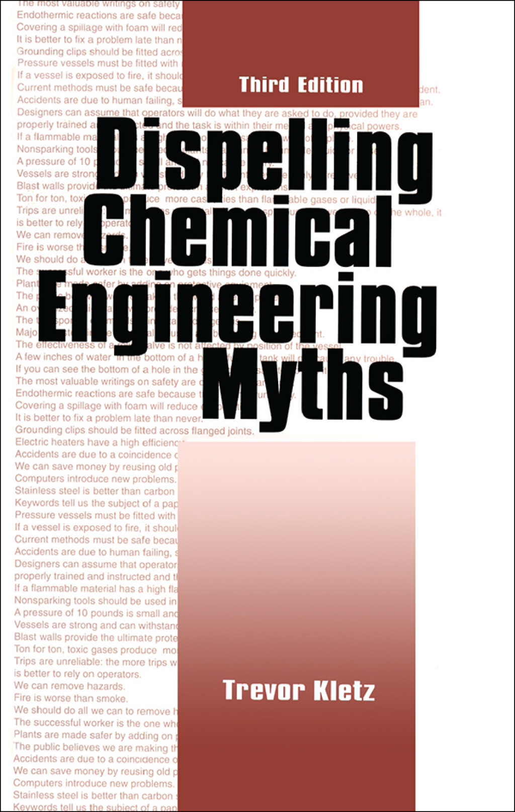 Dispelling chemical industry myths 3rd Edition