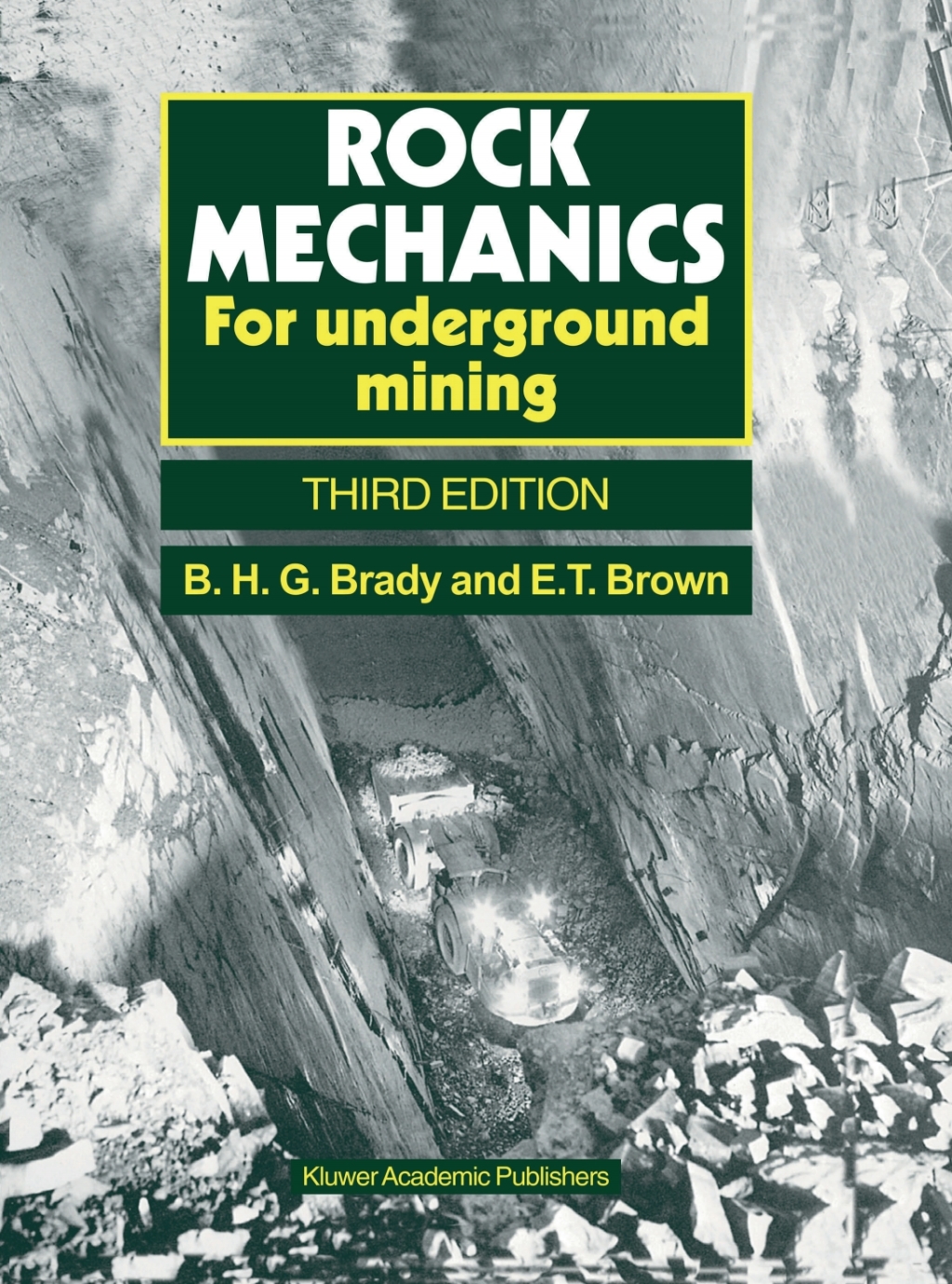 Rock Mechanics For underground mining 3rd Edition