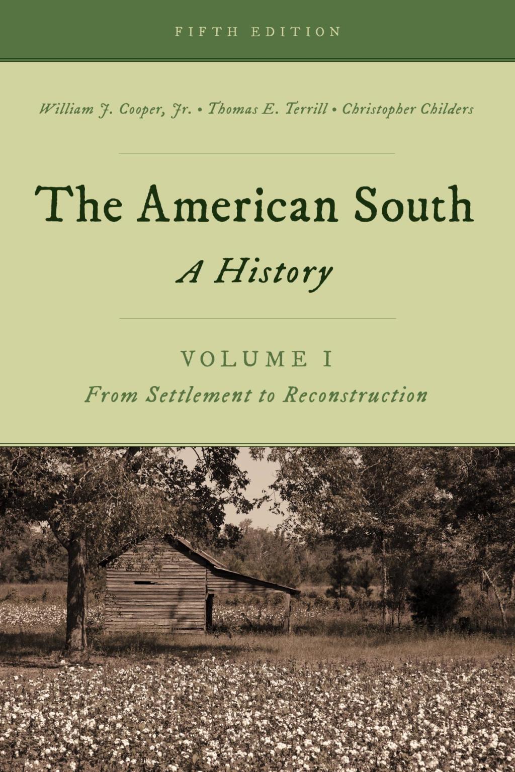 American South A History 5th Edition