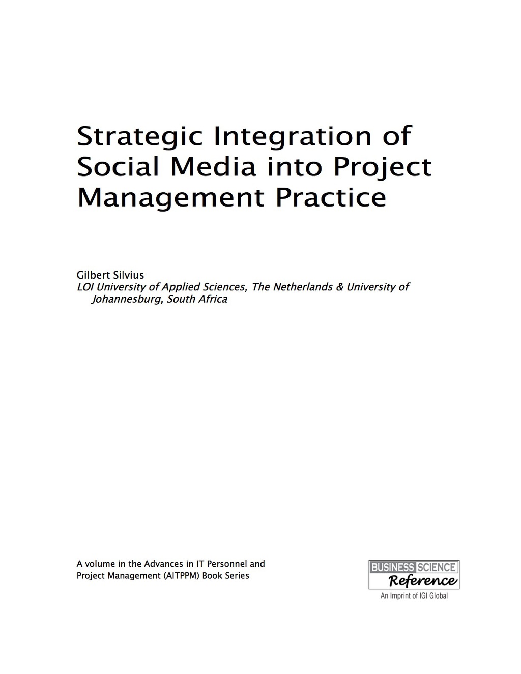 Strategic Integration of Social Media into Project Management Practice
