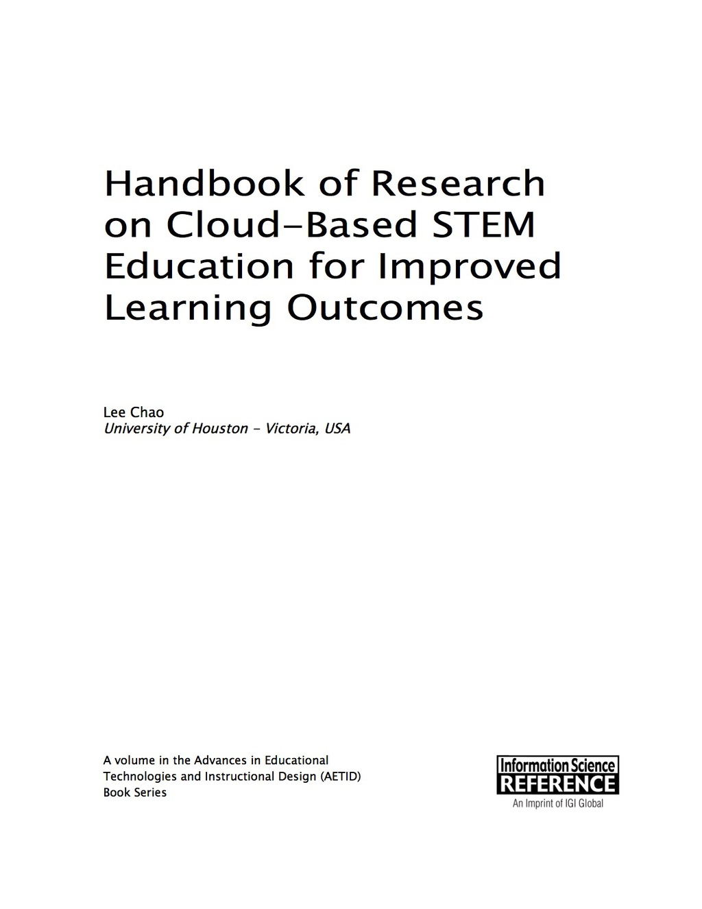 Handbook of Research on Cloud-Based STEM Education for Improved Learning Outcomes
