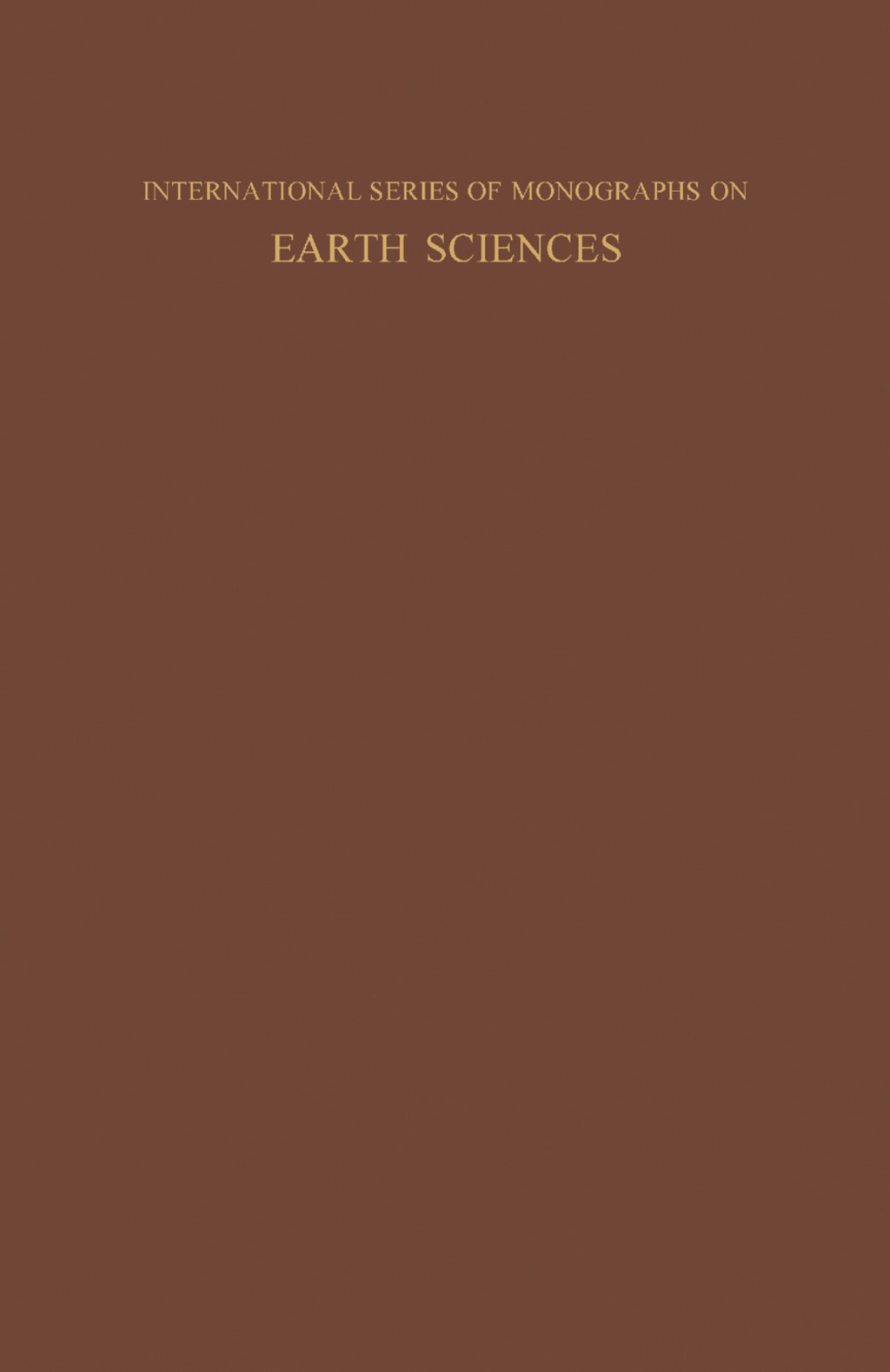 Principles of Geochemical Prospecting Techniques of Prospecting for Non-Ferrous Ores and Rare Metals