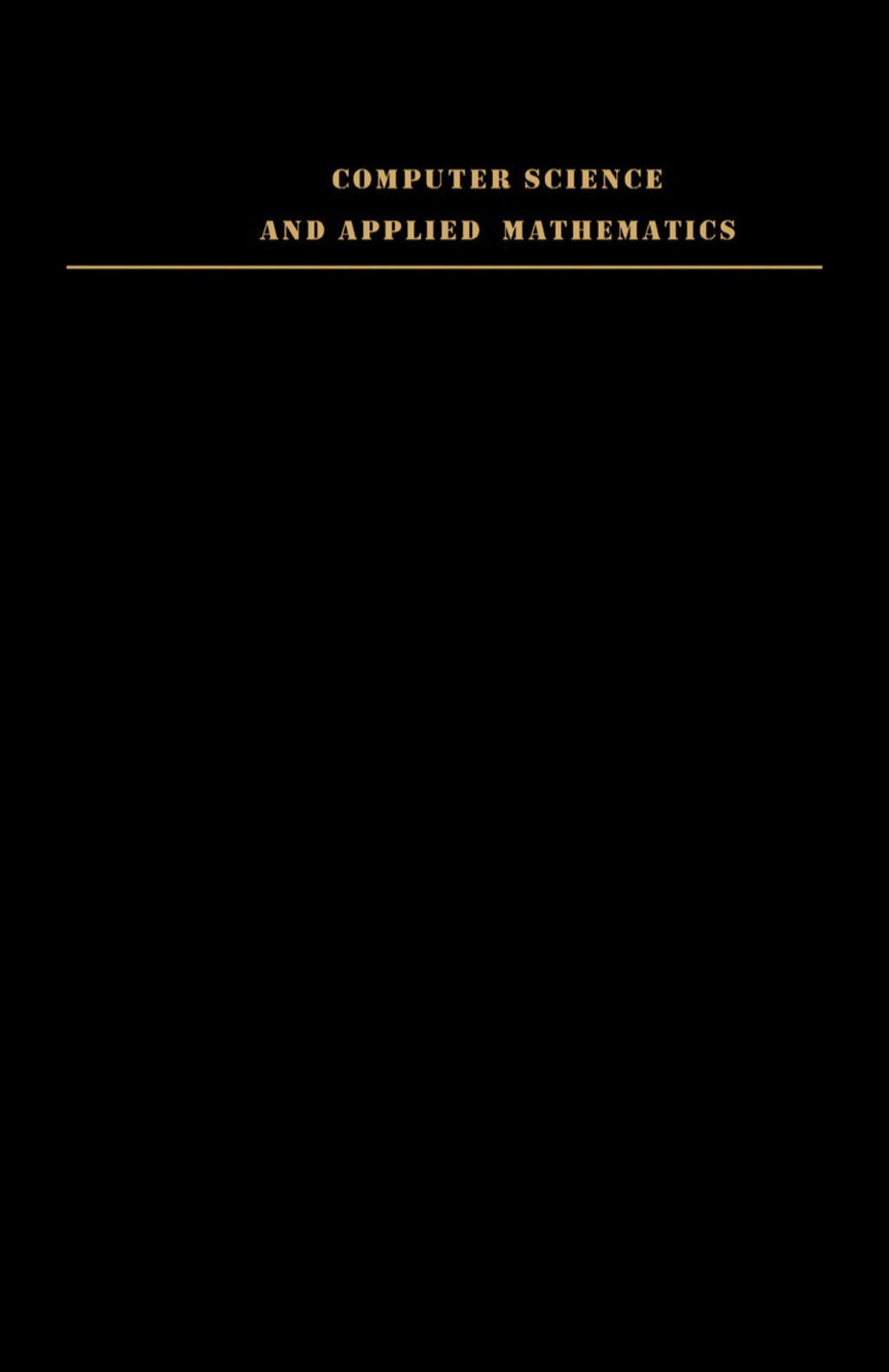 Iterative Solution of Nonlinear Equations in Several Variables