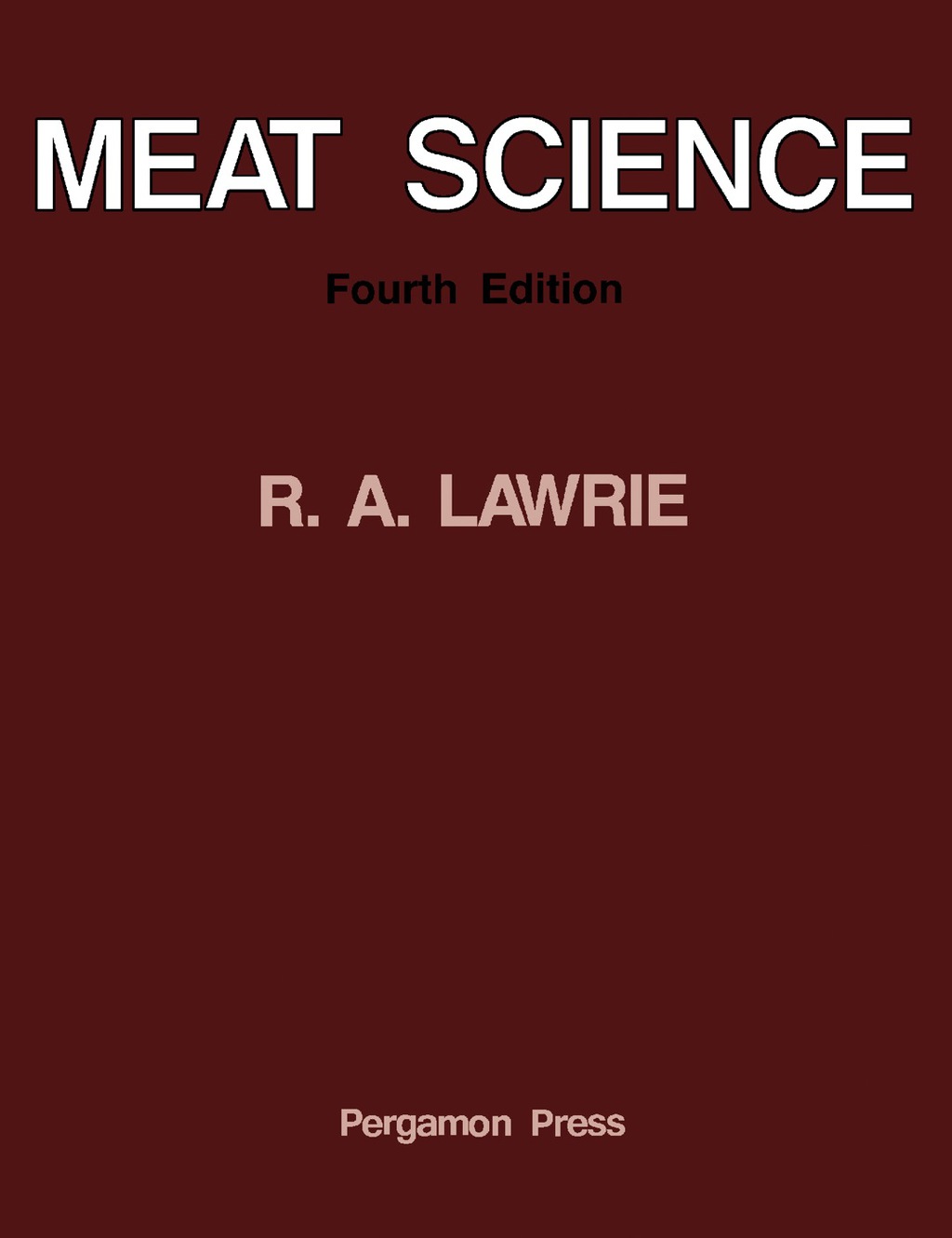 Meat Science 4th Edition