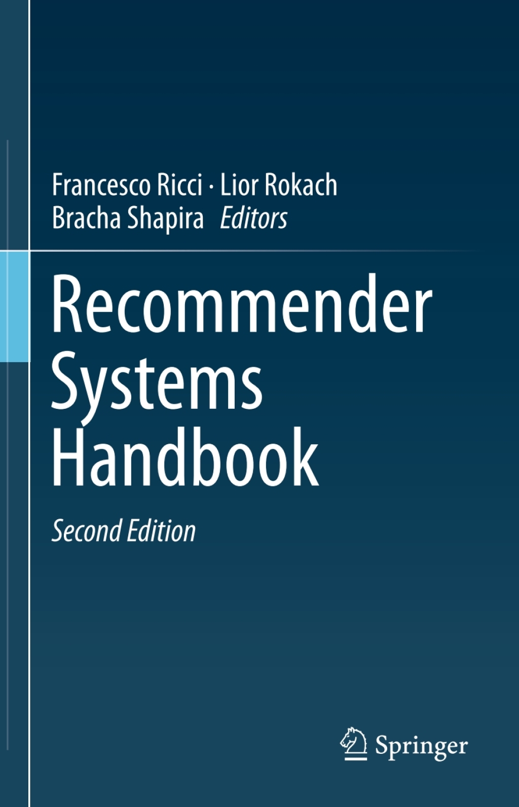 Recommender Systems Handbook 2nd Edition
