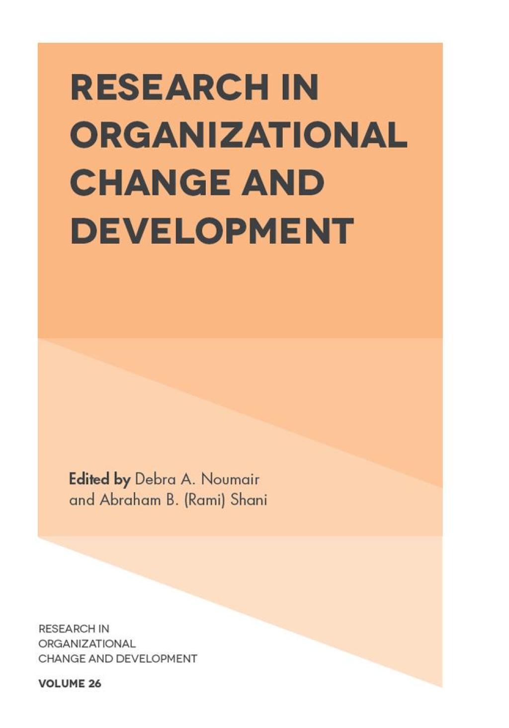 Research in Organizational Change and Development