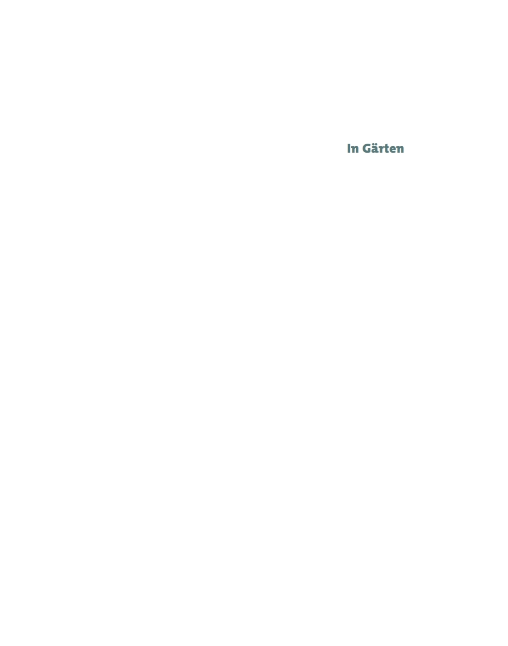 In Gärten Profile aktueller europäischer Landschaftsarchitektur 1st Edition