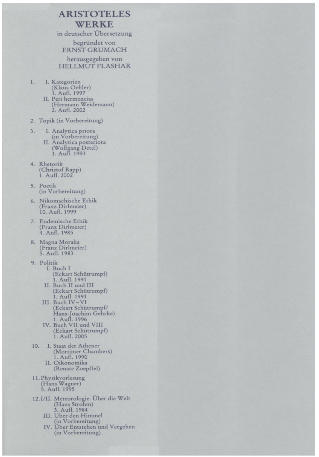 Politik - Buch VII und VIII 1st Edition