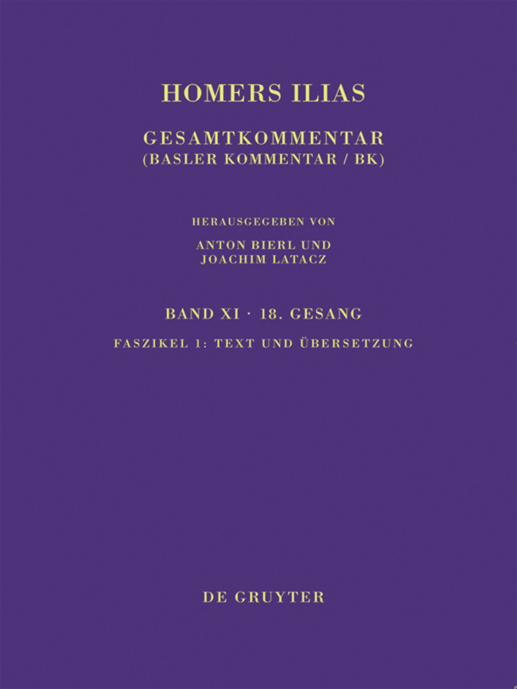 Text und Übersetzung 1st Edition