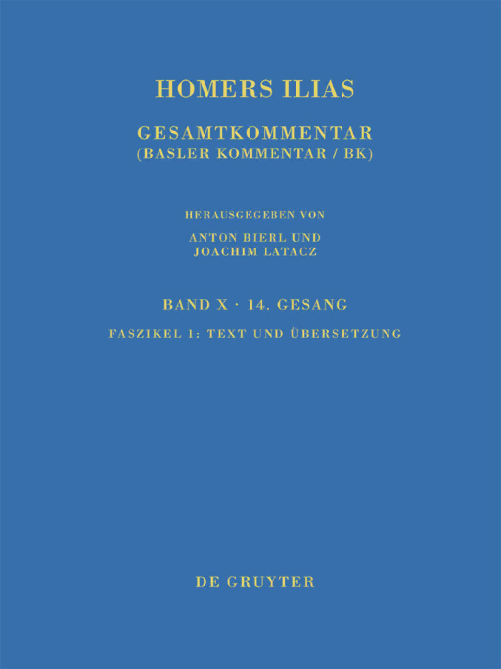 Text und Übersetzung 1st Edition