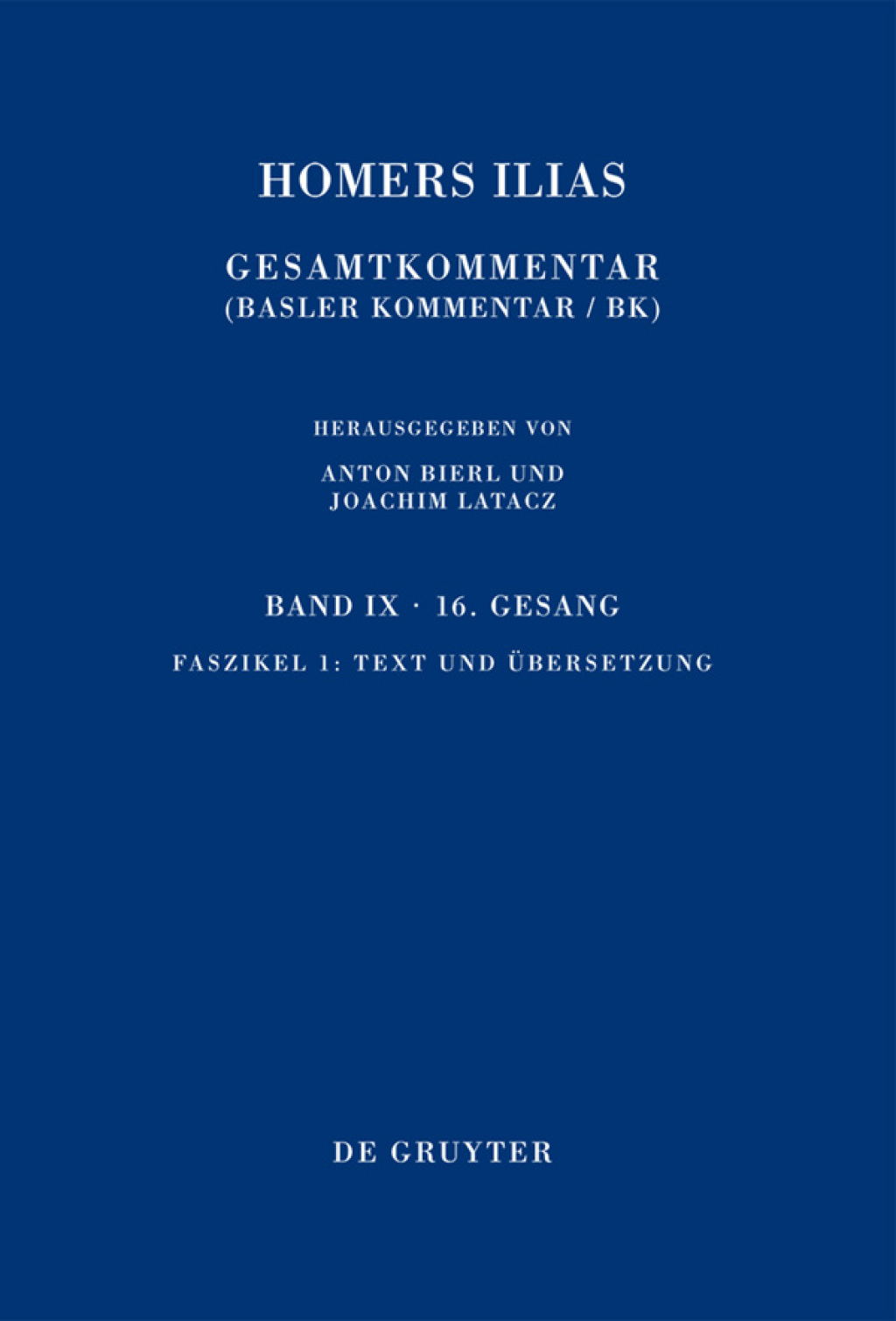 Text und Übersetzung 1st Edition