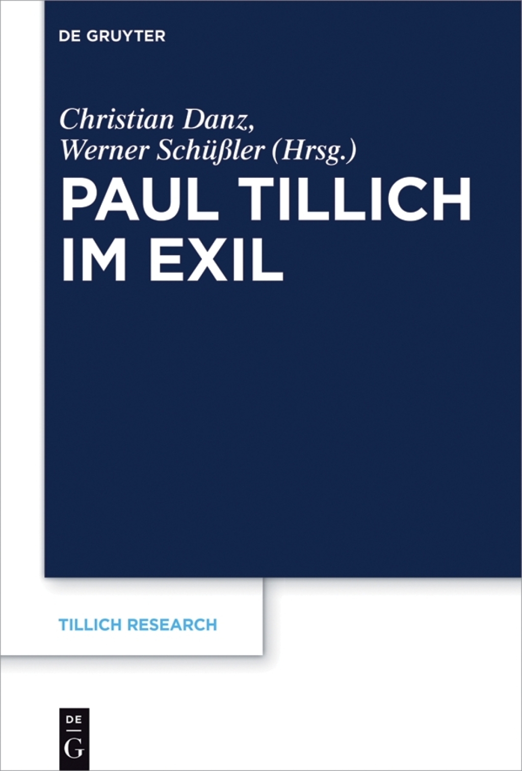 Paul Tillich im Exil 1st Edition