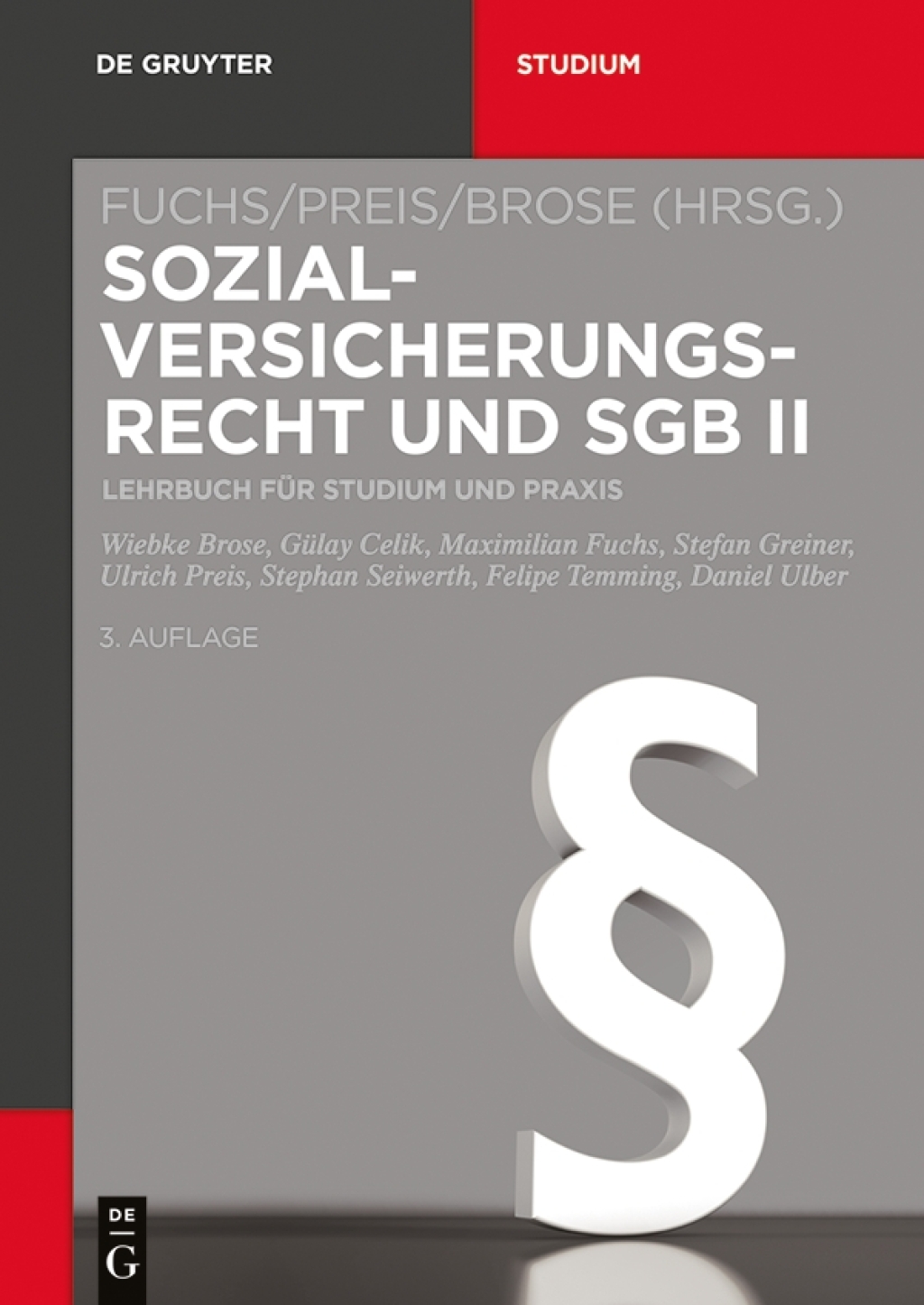 Sozialversicherungsrecht und SGB II Lehrbuch für Studium und Praxis 3rd Edition