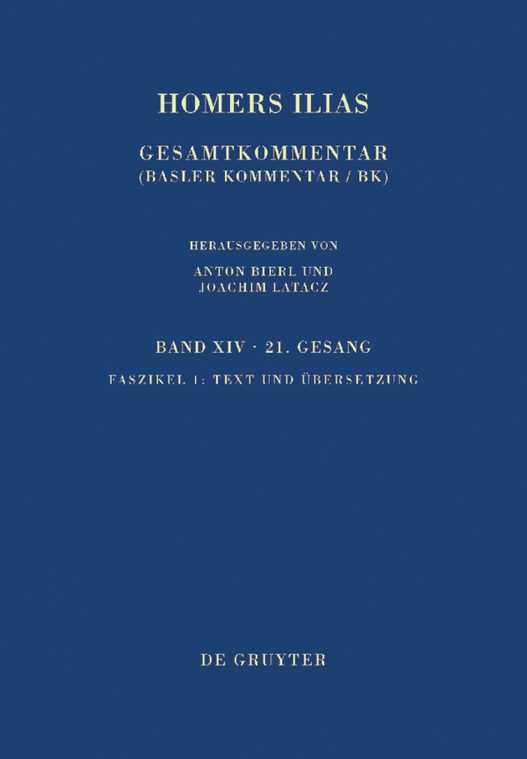 Text und Übersetzung 1st Edition