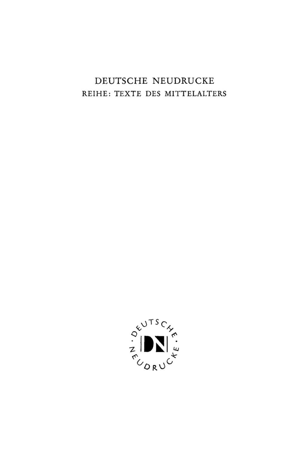 Karl der Große von dem Stricker 1st Edition