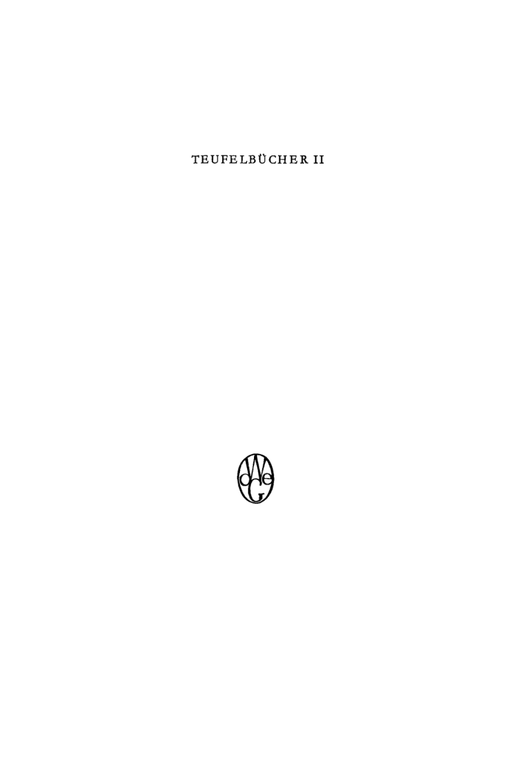 Kleiderteufel. Tanzteufel. Hurenteufel. Hausteufel. Zehn Teufel 1st Edition
