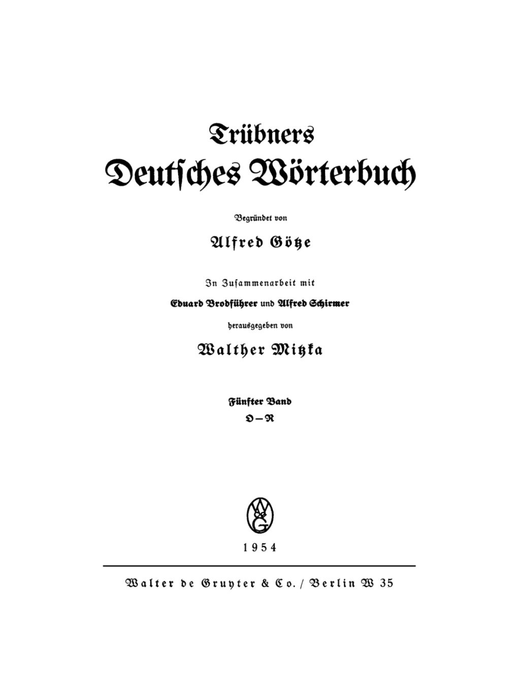 O – R 1st Edition