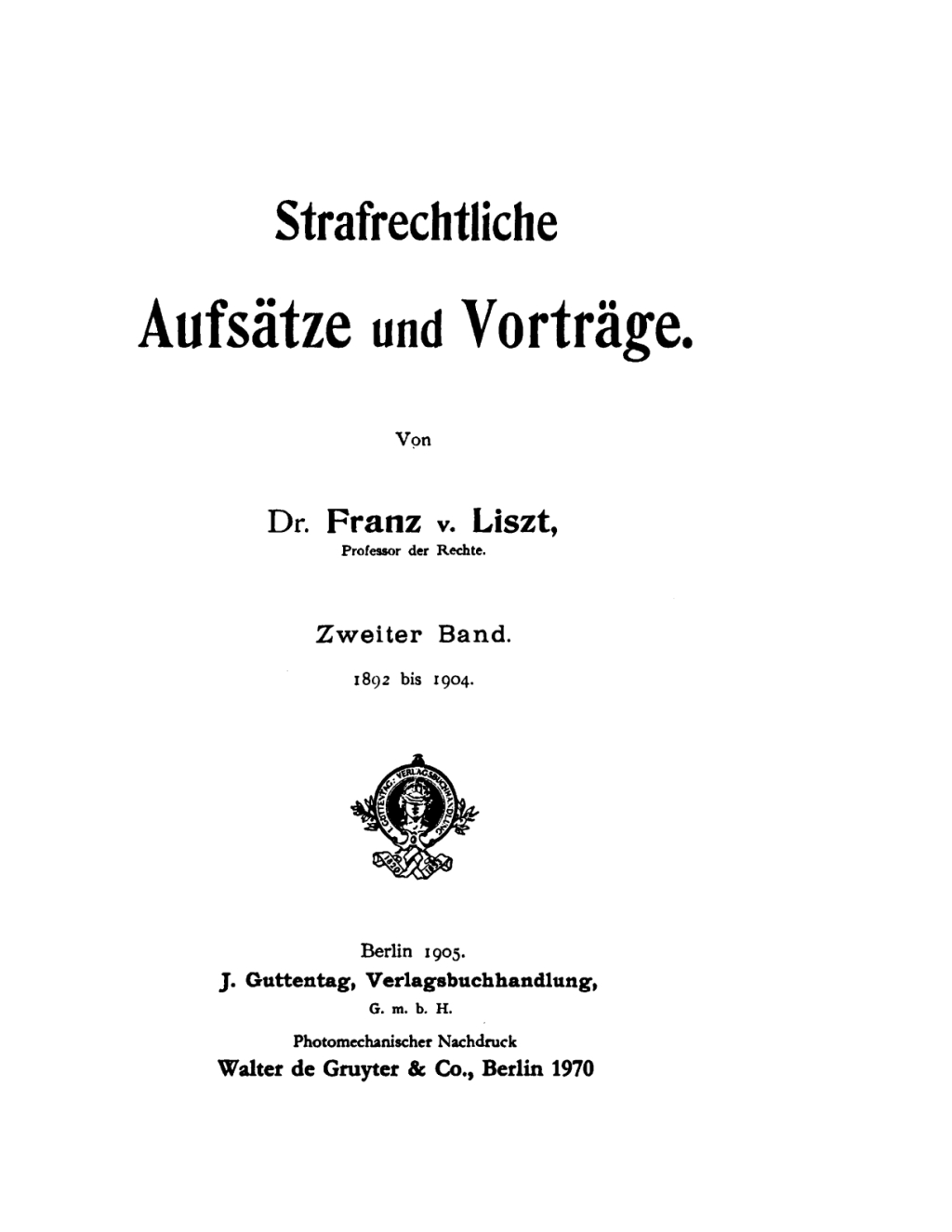 1892 bis 1904 1st Edition