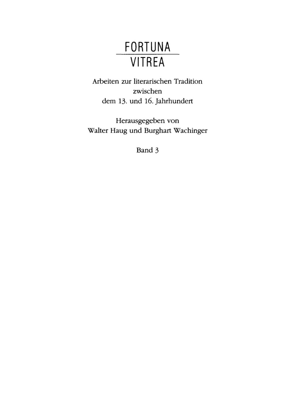 Gesta Romanorum Band 1: Untersuchungen zu Konzeption und Überlieferung; Band 2: Texte, Verzeichnis 1st Edition