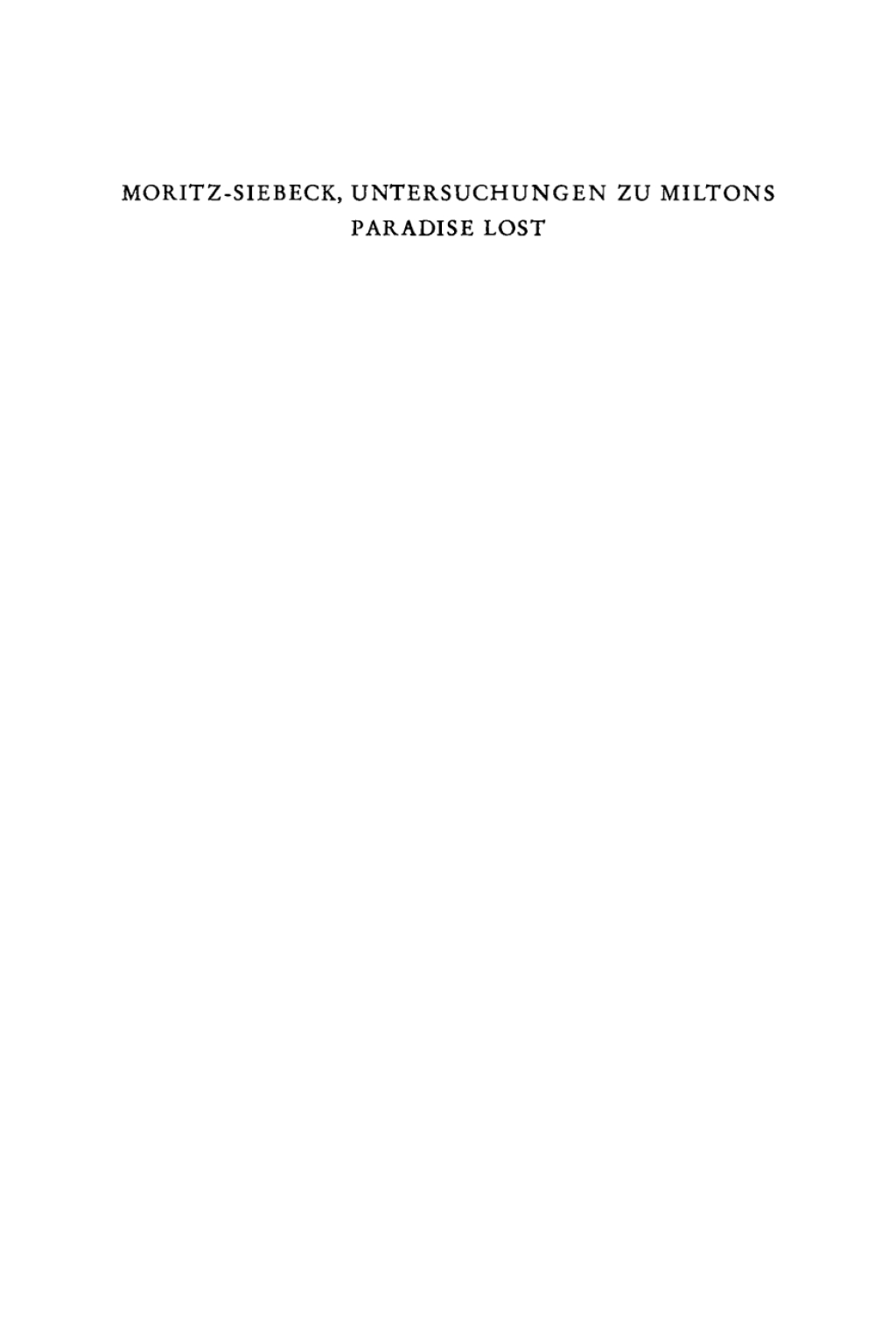 Untersuchungen zu Miltons “Paradise lost” Interpretation der beiden Schlussbücher 1st Edition
