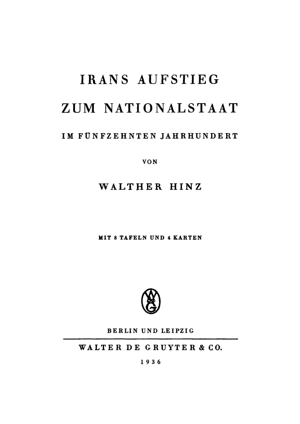 Irans Aufstieg zum Nationalstaat im fünfzehnten Jahrhundert 1st Edition