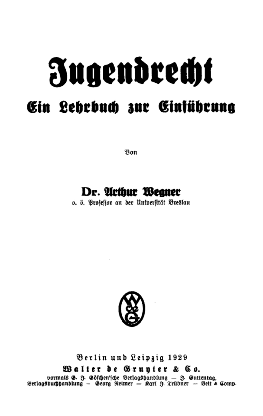 Jugendrecht Ein Lehrbuch zur Einführung 1st Edition