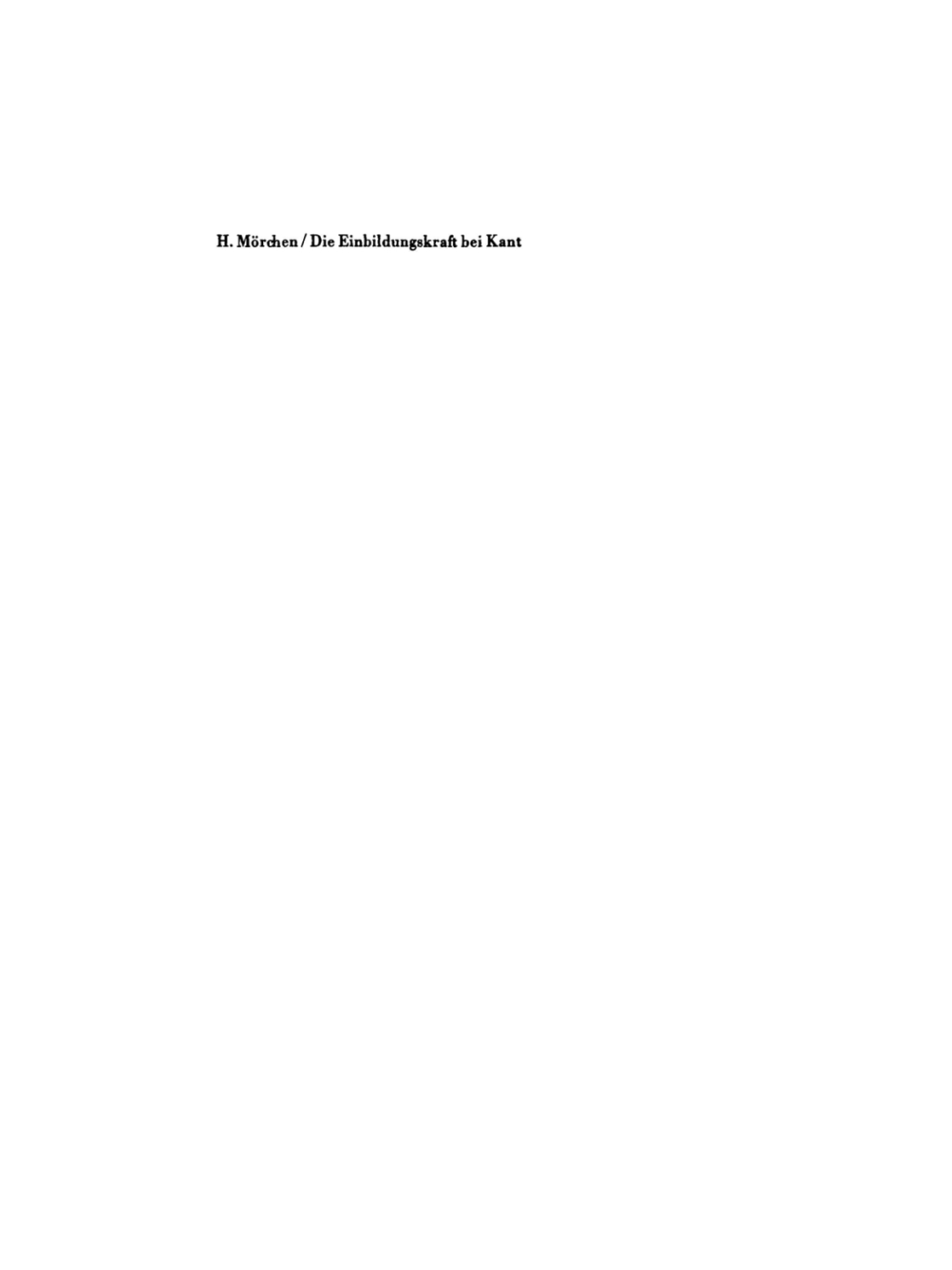 Die Einbildungskraft bei Kant 2nd Edition
