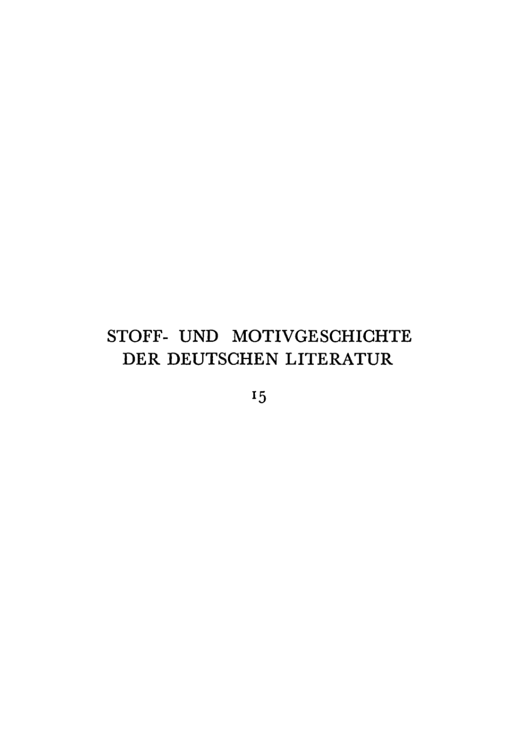 Der Wald in der deutschen Dichtung 1st Edition