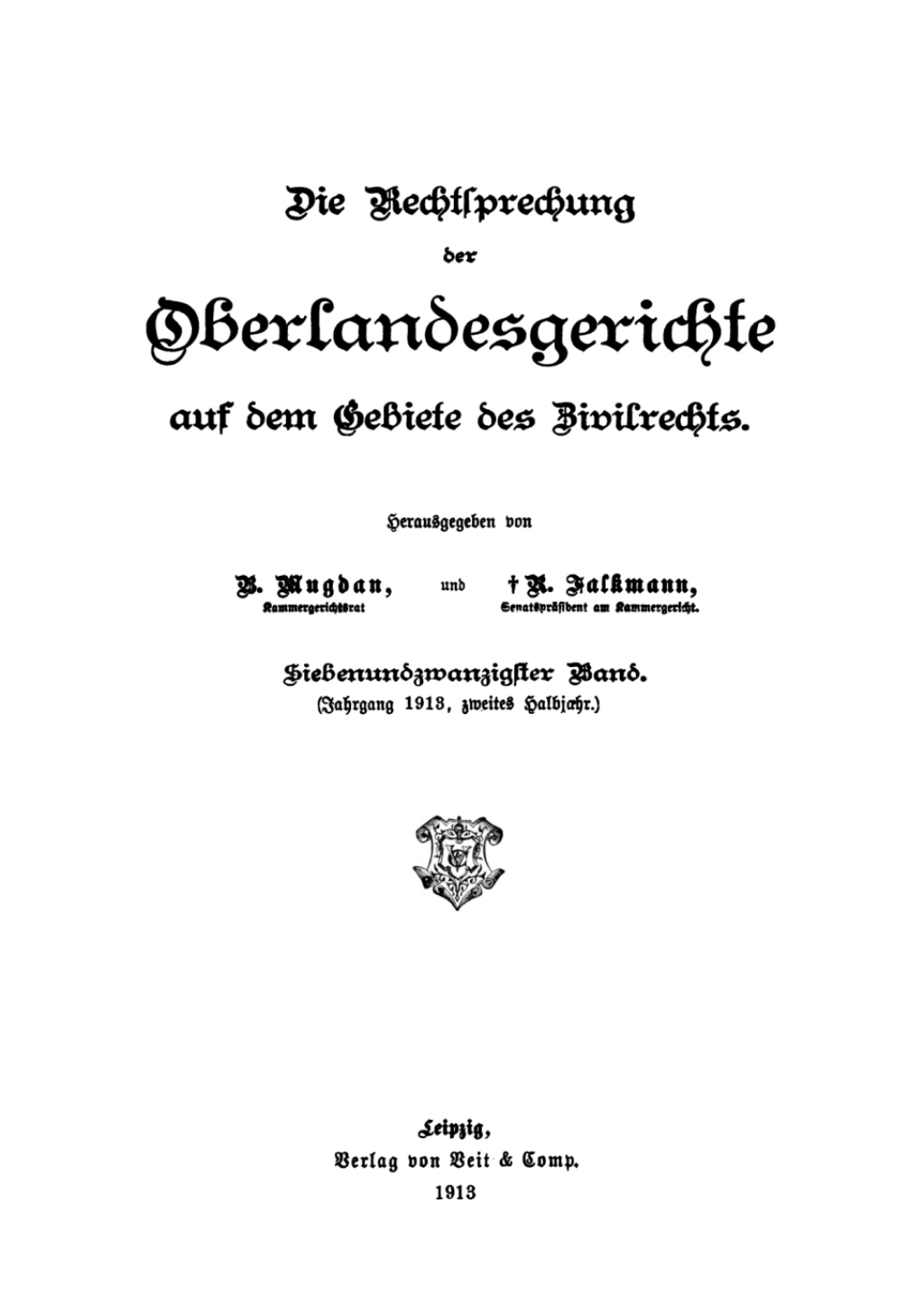 Jahrgang 1918, Halbjahr 2 1st Edition