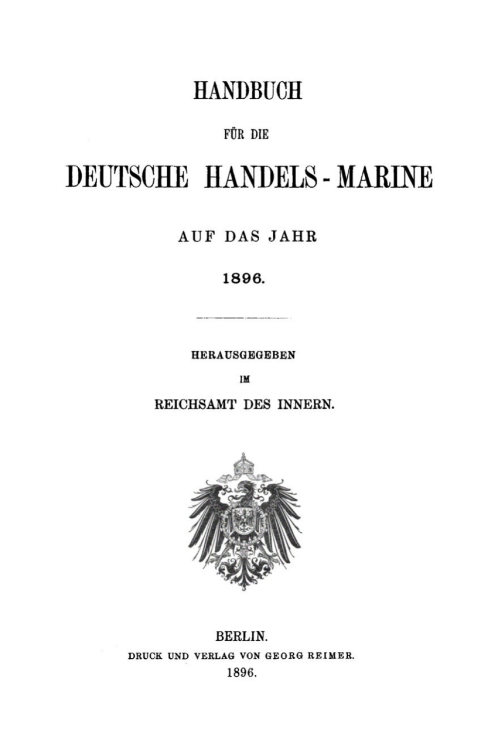1896 1st Edition